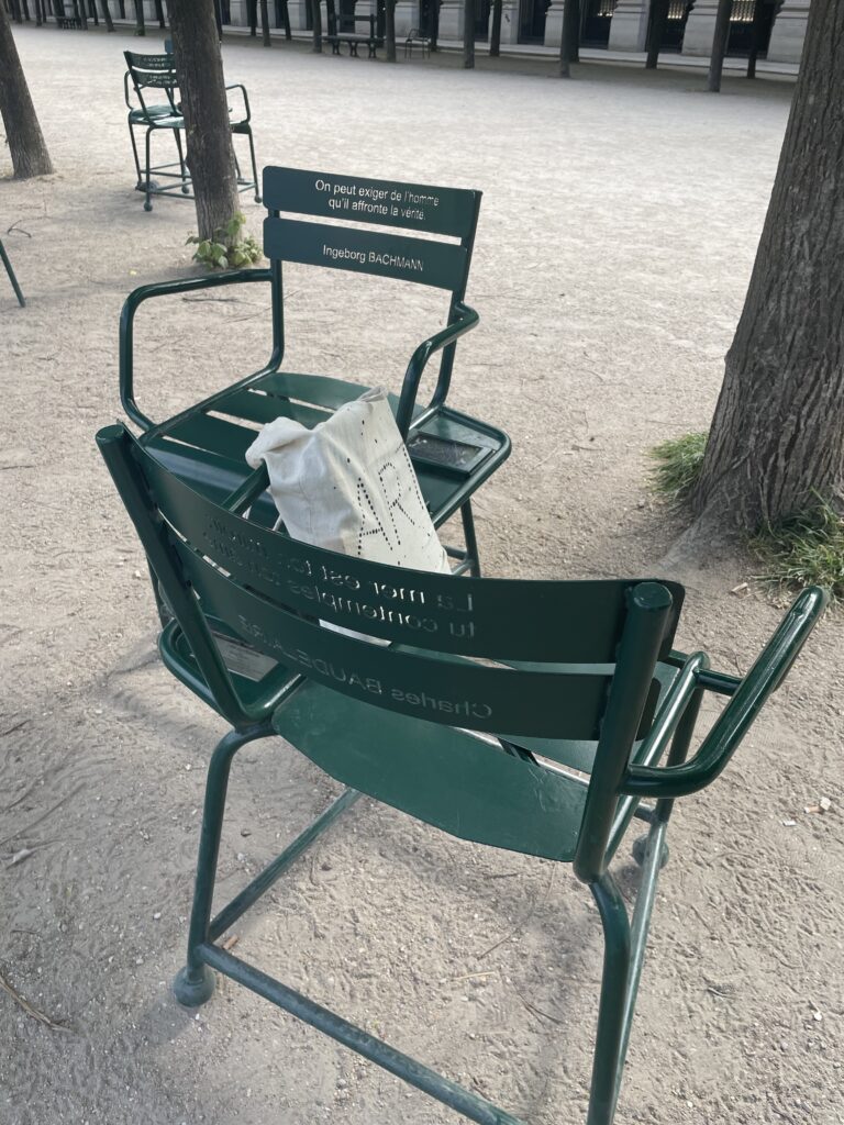 Samtalestole i Palais Royal